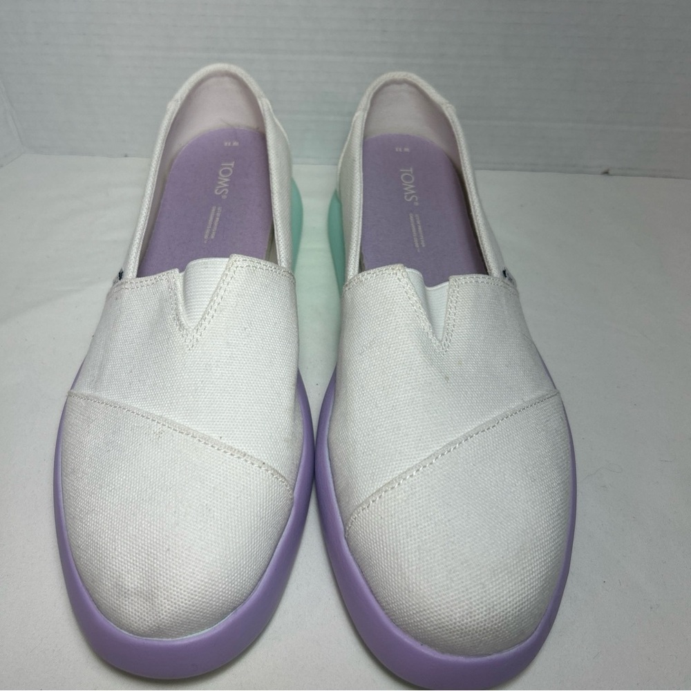 TOMS Women’s Alpargate Mallow Slop Ons Ombre Sz 11-EUC